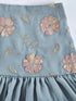 Girl's' Aqua Lehenga Set